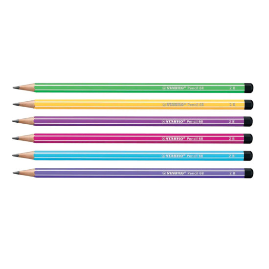 Stabilo 68-285/3 μολύβι 2B violet