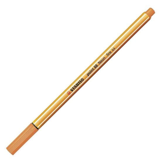 Stabilo Point 88/054 μαρκαδόρος σχεδίου 0.4mm neon orange