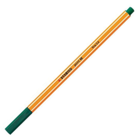 Stabilo Point 88/53 μαρκαδόρος σχεδίου 0.4mm pine green