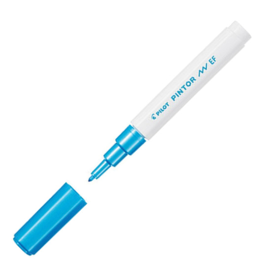 Pilot Pintor SW-PT-EFML μαρκαδόρος ανεξίτηλος 0.7mm μεταλλικό μπλε