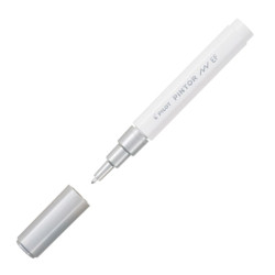 Pilot Pintor SW-PT-EFS μαρκαδόρος ανεξίτηλος 0.7mm ασημί