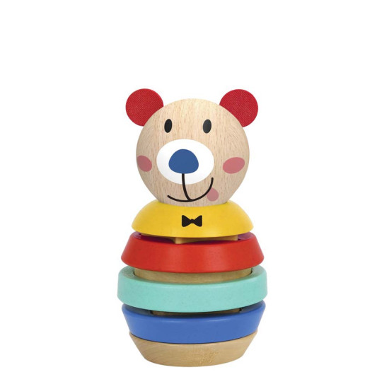 Tooky Toy TF187 ξύλινος πύργος αρκουδάκι