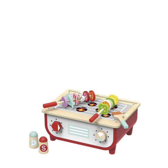 Tooky Toy TF327 ξύλινο σετ κουζίνα bbq