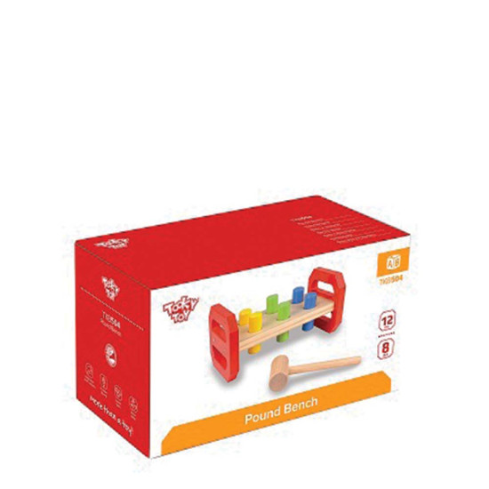Tooky Toy TKB504 ξύλινος πάγκος με σφυράκι
