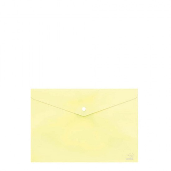 Τυποτράστ FP25305-05 φάκελος κουμπί Α5 παστέλ κίτρινο