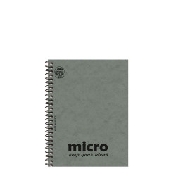 Τυποτράστ Micro 4602α μπλοκ σημειώσεων 10x14.5cm 2θ 80φ γκρι