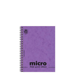 Τυποτράστ Micro 4602α μπλοκ σημειώσεων 10x14.5cm 2θ 80φ μωβ