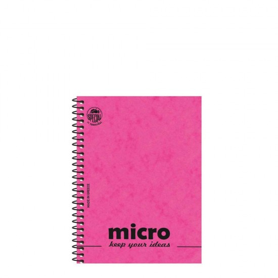 Τυποτράστ Micro 4602α μπλοκ σημειώσεων 10x14.5m 2θ 80φ ροζ