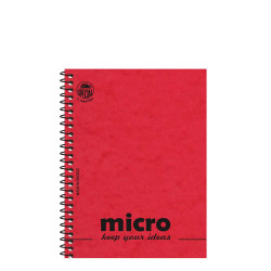 Τυποτράστ Micro 4603α μπλοκ σημειώσεων 13x18cm 2θ 80φ κόκκινο