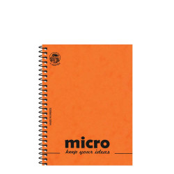 Τυποτράστ Micro 4603α μπλοκ σημειώσεων 13x18cm 2θ 80φ πορτοκαλί