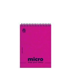 Τυποτράστ Micro 4604α μπλοκ σημειώσεων 8x12cm 2θ 80φ ροζ