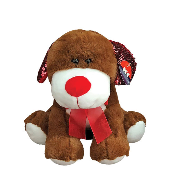 Toy Markt 79-464-2 λούτρινο σκυλάκι 28cm καφέ