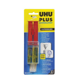 Uhu rapid κόλλα εποξειδική 2 συστατικών 24ml