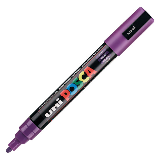 Uniball Posca PC-5M μαρκαδόρος 1.8-2.5mm μωβ λεβάντα