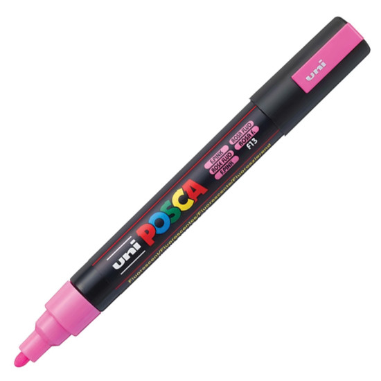 Uniball Posca PC-5M μαρκαδόρος 1.8-2.5mm neon ροζ