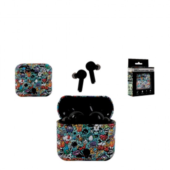 i-Total XL2047 ακουστικά bluetooth Graffiti