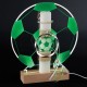 Adorex ΕΛ755 λαμπάδα με LED φωτιστικό plexiglass πράσινη μπάλα ποδοσφαίρου