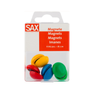 Sax μαγνητάκια πίνακα χρωματιστά 2cm 8τμχ