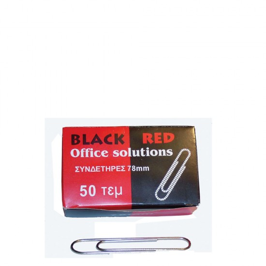 Black Red BR41005 συνδετήρες 78mm 50τμχ