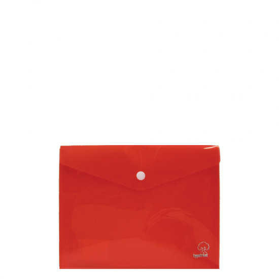 Τυποτράστ FP25005-02 φάκελος κουμπί PP Α5 κόκκινο