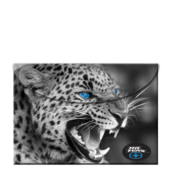 No Fear 347-45580 φάκελος κουμπί A4 Leopard