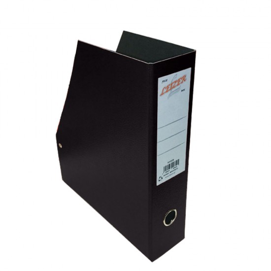Leizer Fiber 822.180B κουτί αρχειοθέτησης κοφτό Α4 με ράχη 8cm μαύρο