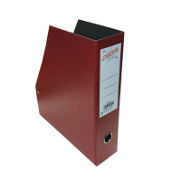 Leizer Fiber 822.180BD κουτί αρχειοθέτησης κοφτό Α4 με ράχη 8cm μπορντώ