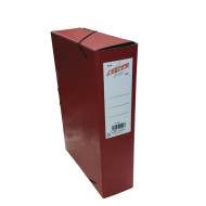 Leizer Fiber 822.208BD κουτί αρχειοθέτησης με λάστιχο A4 με ράχη 8cm μπορντώ
