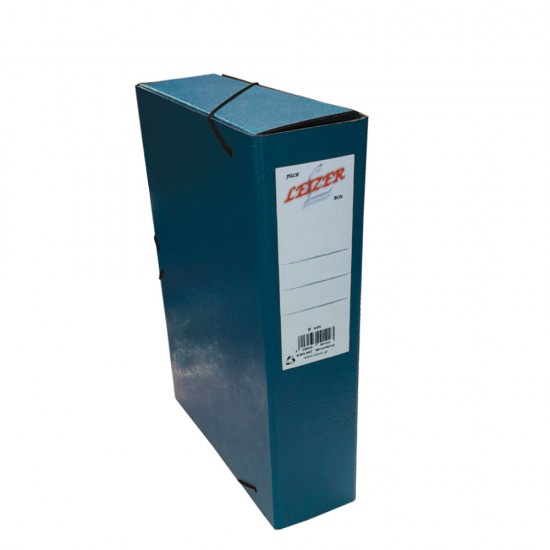 Leizer Fiber 822.208L κουτί αρχειοθέτησης με λάστιχο A4 με ράχη 8cm μπλε