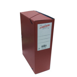 Leizer Fiber 822.211BD κουτί αρχειοθέτησης με λάστιχο A4 με ράχη 11cm μπορντώ