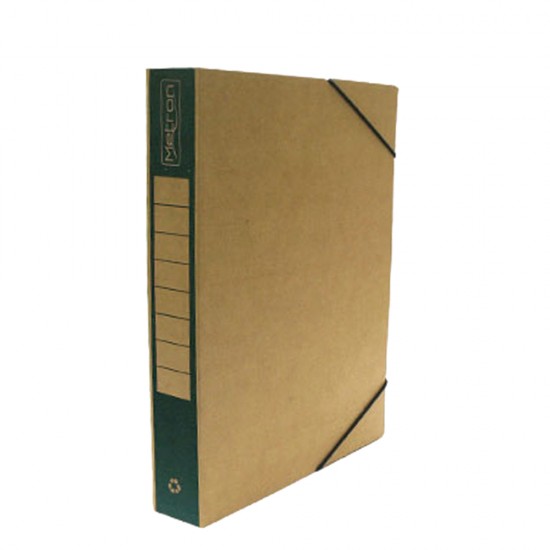 Metron 825.09201-5.G κουτί αρχειοθέτησης με λάστιχο A4 με ράχη 5cm πράσινο