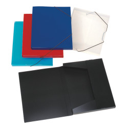 Φplast κουτί αρχειοθέτησης λάστιχο 33x25 με ράχη 3cm κόκκινο