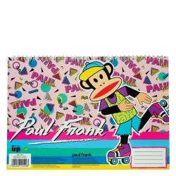 BMU 346-75417 μπλοκ ζωγραφικής Α4 σπιράλ 30φ. Paul Frank retro