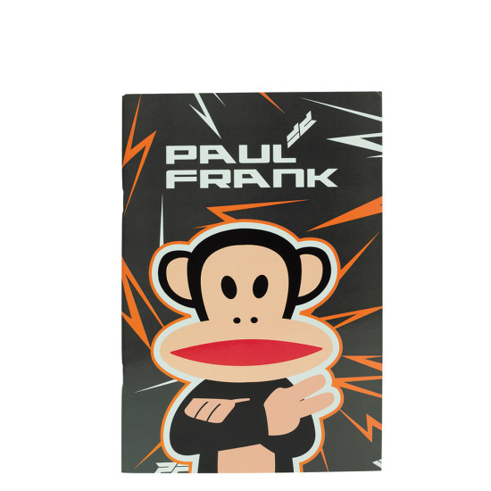 BMU 346-76400 τετράδιο ριγέ 17Χ25cm Paul Frank sports - Julious Orange