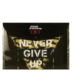 BMU 347-83580 φάκελος κουμπί No fear Never give up A4