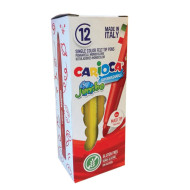 Carioca Jumbo 40130/05 μαρκαδόροι 12τμχ Κίτρινο