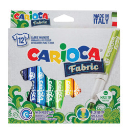 Carioca Fabric Art 40957 μαρκαδόροι 12χρμ