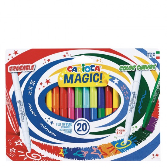 Carioca magic colours 41369 μαρκαδόροι 20 τμχ