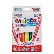 Carioca birello double nib 41457  μαρκαδόροι με 2 μύτες 12 τμχ