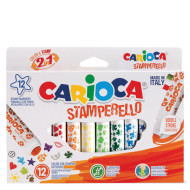 Carioca Stamperelo 42240 μαρκαδόροι με σφραγίδα 12χρ