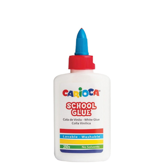 Carioca 42769 κόλλα βινυλική λευκή 250gr