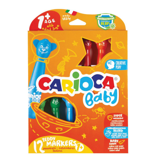 Carioca Baby 42816 μαρκαδόροι 12χρ 1+ ετών