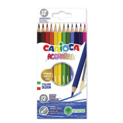 Carioca 42857 ξυλομπογιές ακουαρέλλας 12τμχ