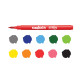Carioca Super Brush 42937 μαρκαδόροι ακουαρέλλας 10χρμ