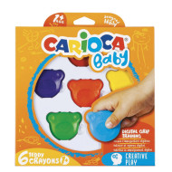 Carioca Baby 42956 κηρομπογιές 6χρ 1+ ετών