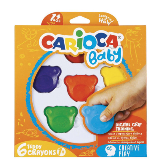 Carioca Baby 42956 κηρομπογιές 6χρ 1+ ετών