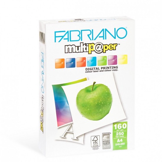Fabriano Multipaper χαρτί Α4 160γρ. 250φ. λευκό