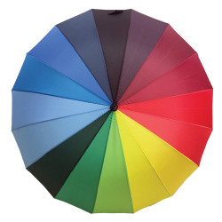Chanos 0275 ομπρέλα 63cm με μπαστούνι rainbow