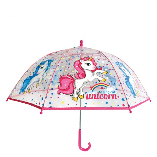 Chanos 9419 ομπρέλα παιδική με μπαστούνι 45cm unicorn