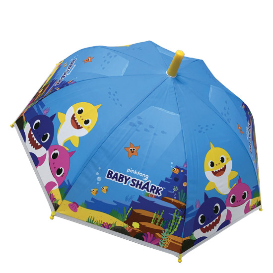 Chanos 9618 ομπρέλα παιδική με μπαστούνι 38cm baby shark